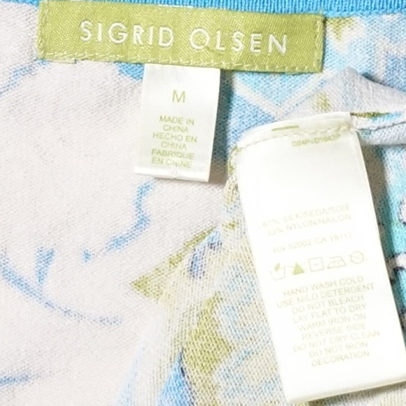 Womens Sigrid Olsen Silk blend top - Picture 5 of 5
